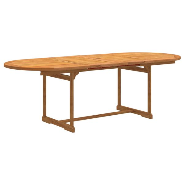 vidaXL Garden Dining Set Brown Solid Acacia wood Medium Foldable