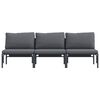 vidaXL Outdoor Furniture 3 pcs Anthracite 31.50 x 31.50 x 27.95 in