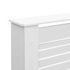 vidaXL Radiator Cover White 67.7"x7.5"x32.1" MDF