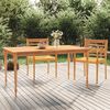 vidaXL Batavia Table Solid Teak Wood 59.1 x 35.4 x 29.5 in Durable