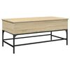 vidaXL Coffee Table Adjustable Feet Rectangular Modern