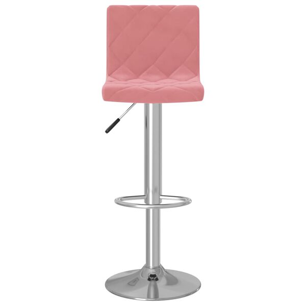 vidaXL Bar Stool Set of 2 Pink