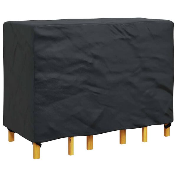 vidaXL Outdoor Furniture Cover Black 55.1" x 27.6" x 35.4" 600D