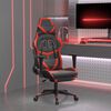 vidaXL Gaming Chair Black and Red