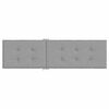 vidaXL Deck Chair Cushion Grey Oxford fabric (100% polyester)