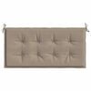 vidaXL Garden Bench Cushion Taupe Oxford fabric 39.4 x 19.7 x 1.6 in