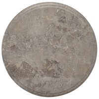 vidaXL Table Top Gray Ø15.7"x1" Marble