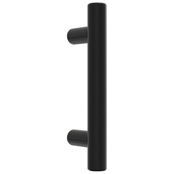 vidaXL Cabinet Handle Set of 10 Black Stainless Steel 39.4 in length