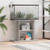 vidaXL Aquarium Stand Grey Sonoma Engineered wood 31.5 in Storage