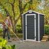 Keter Garden Shed Dark Grey Polypropylene Compact Garden Shed