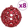 vidaXL Christmas Bauble Set of 100 Wine Red Polystyrene Small