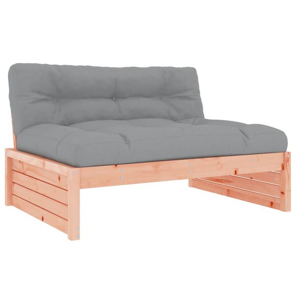 vidaXL Garden Lounge Set Grey Solid Douglas Fir wood Modular Modular