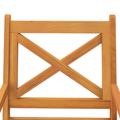 vidaXL Patio Dining Chairs 8 pcs Solid Wood Acacia