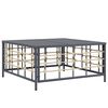 vidaXL Garden Lounge Set Dark Grey Poly rattan Large Modular