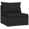 vidaXL Garden Lounge Set Black