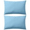 vidaXL Patio Pillows 2 pcs 23.6x15.7" Light Blue