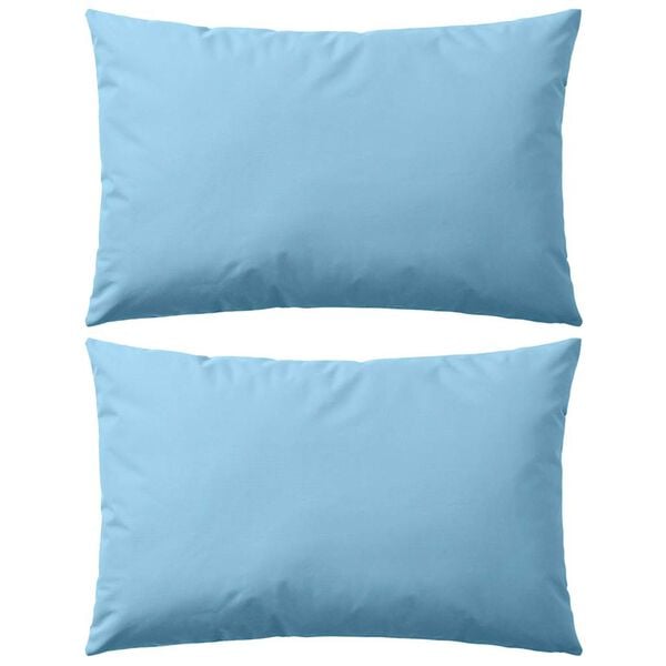 vidaXL Patio Pillows 2 pcs 23.6x15.7" Light Blue