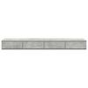 vidaXL Bed Drawers with Drawer Concrete Grey 53.15 x 14.37 x 6.50 in