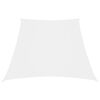vidaXL Sunshade Sail Oxford Fabric Trapezium 3/5x13.1' White