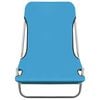 vidaXL Sunlounger Set of 2 Blue