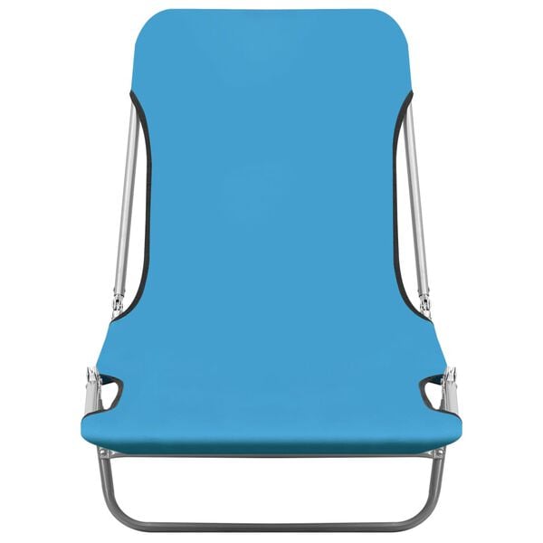 vidaXL Sunlounger Set of 2 Blue