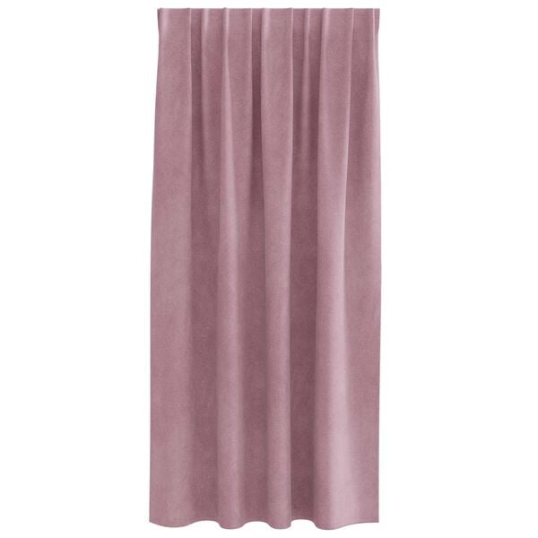 vidaXL Blackout Curtains 2 pcs Dark Pink 55.12 x 68.90 in Velvet