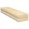 vidaXL Bed Slat Natural Solid pine wood Twin Bed Slat Rectangular