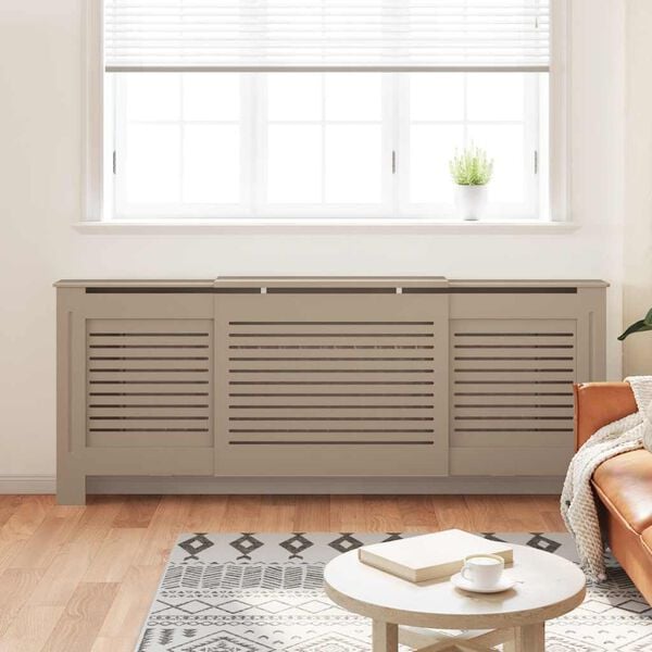 vidaXL MDF Radiator Cover 80.7"