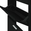 vidaXL Shoe Cabinet Black Engineered Wood Medium Shoe Storage Cabinet