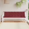 vidaXL Garden Bench Cushion Melange wine red 100% polyester