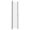 vidaXL 3-Panel Room Divider White 59.1"x78.7" Fabric