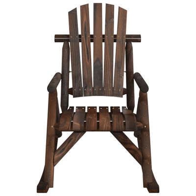 vidaXL Patio Rocking Chair 27.2"x37.8"x39.8" Solid Wood Spruce