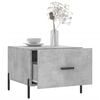 vidaXL Coffee Table Concrete grey Engineered Wood, Iron 19.7x19.7x15.7 in