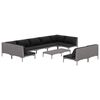 vidaXL Garden Lounge Set Dark Grey