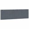 vidaXL Headboard Cushion Dark Grey Velvet, Foam Queen Size