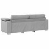vidaXL Sofa Cloud Grey 86.22 x 30.31 x 32.28 in Fabric