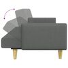 vidaXL Sofa Bed Dark Grey