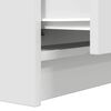 vidaXL Bedside Cabinet White Engineered wood 15.0 x 13.4 x 31.5 in