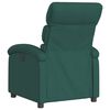 vidaXL Recliner Chair Dark Green Fabric, Metal, Plywood Medium