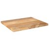 vidaXL Table Top 23.6"x19.7"x1.5" Rectangular Solid Wood Mango