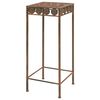 vidaXL Plant Stand Rusty Metal Set of 3 sizes: Large, Medium, Small