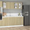 vidaXL Kitchen Cabinet Set Sonoma oak Engineered wood Large