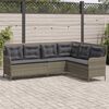 vidaXL Garden Sofa Grey