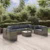 vidaXL Garden Lounge Set Grey