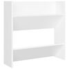 vidaXL Wall Shoe Cabinets 4 pcs White 23.6"x7.1"x23.6" Engineered Wood