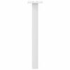 vidaXL Coffee Table Leg White Powder-coated steel Compact Durable