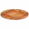 vidaXL Table Top Solid Wood Acacia Round 0.59 - 0.63 " 15.7 "