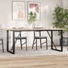vidaXL Dining Table Legs O-Frame 70.9"x31.5"x28.7" Steel