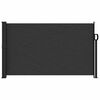 vidaXL Retractable Side Awning Black