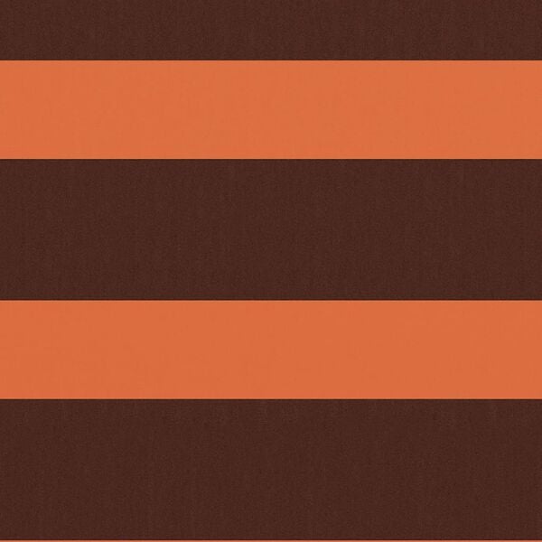 vidaXL Balcony Screen Orange and Brown 47.2x236.2" Oxford Fabric